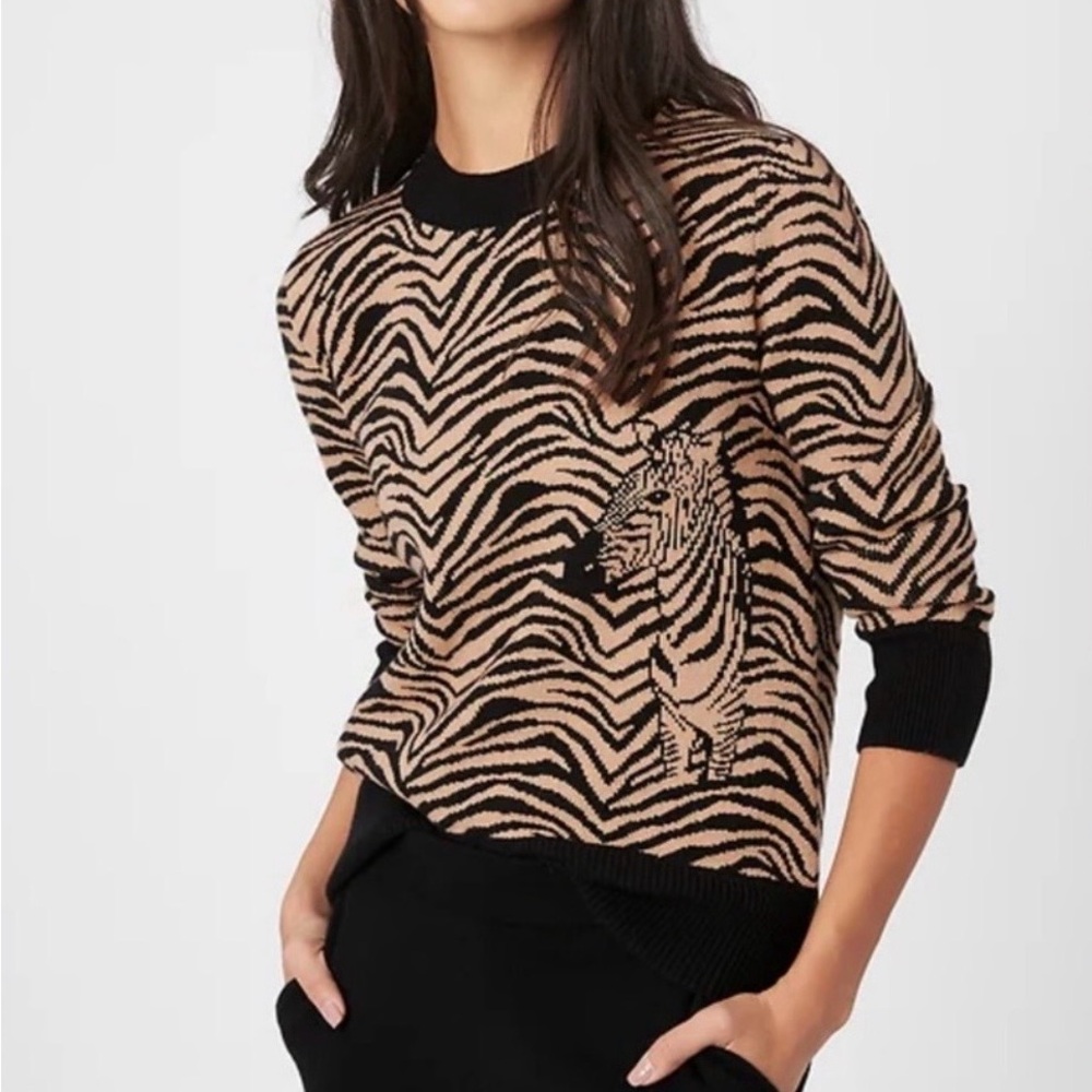 Banana Republic Zebra Print Sweater